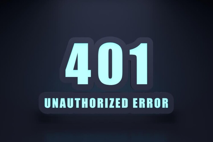 Ошибка 401 - что это значит и как её исправить?